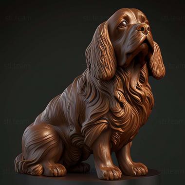 3D model Sussex Spaniel dog (STL)